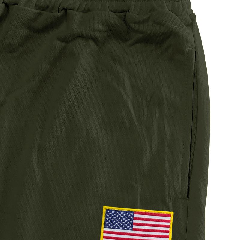 Calça de moletom masculina folgada, estilo americano, estilo casual, simples, com cordão, para o Dia da Independência, da Cross Border Independent Station, primavera e outono_voghion.com