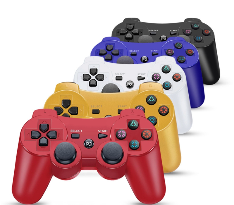 PS3 Controller, PS3 Curved Controller, PS3 Wireless Bluetooth Controller, PS3 Game Controller, Dual Motor With Six Axes_voghion.com