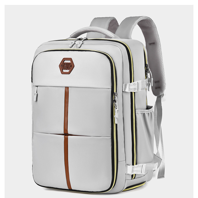Mochila de viaje de gran capacidad para hombre, estilo sencillo, universal, para estudiantes, mochila para computadora de 15 pulgadas_voghion.com