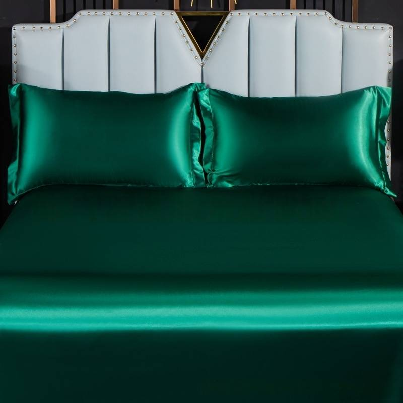 Doppelseitiger Kissenbezug aus 100 % Maulbeerseide – atmungsaktiv, Hotelverschluss, einfarbig_voghion.com