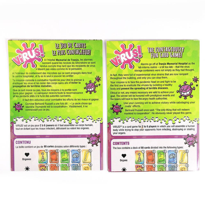 New English Version Of Virus! Virus Infection Card Game For Families And Children, Party Entertainment Card Game_voghion.com