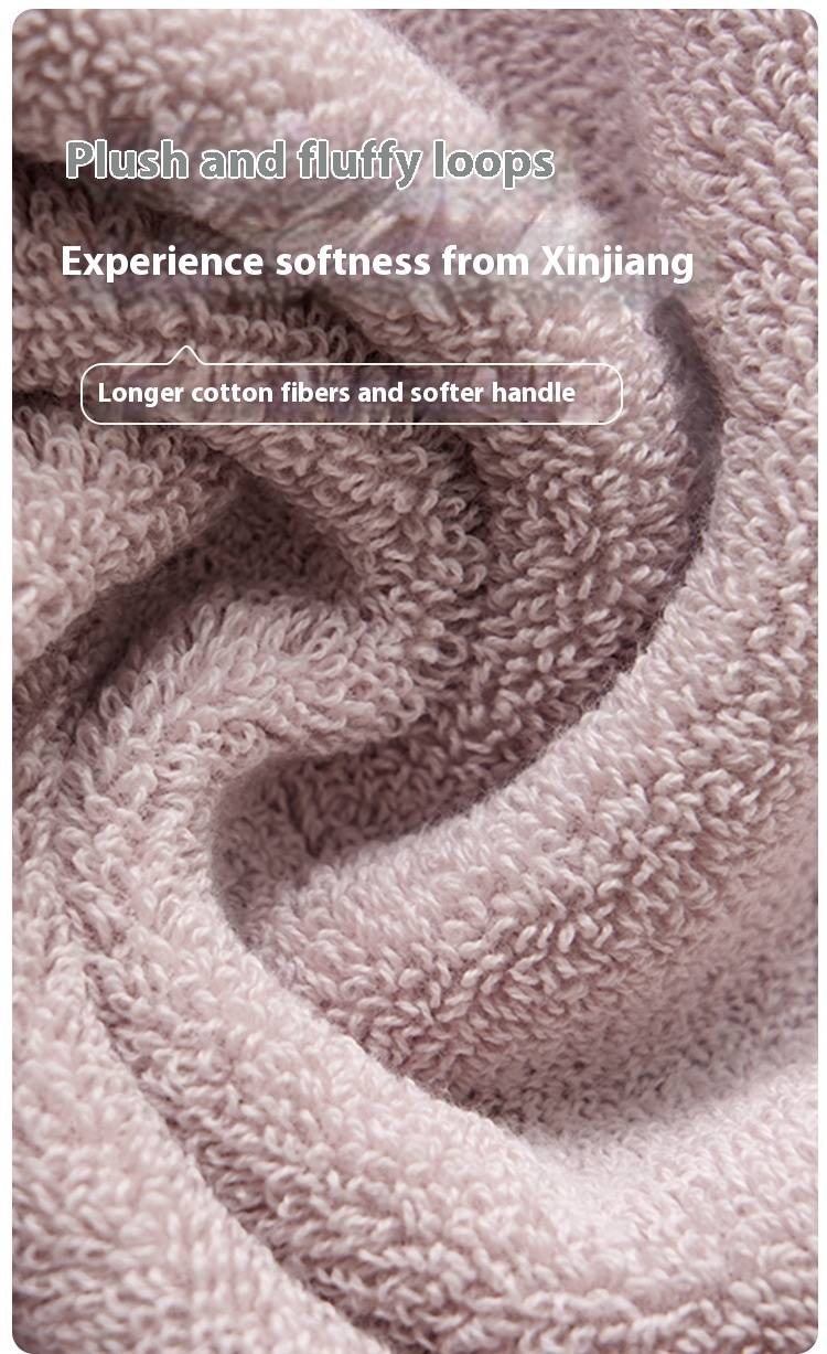 7A Grade Antibacterial Cotton Towel - 32-Ply Ultra-Soft, 34x73cm Bath & Face Towel, A-Class Safety, 4 Colors For Home & Travel_voghion.com