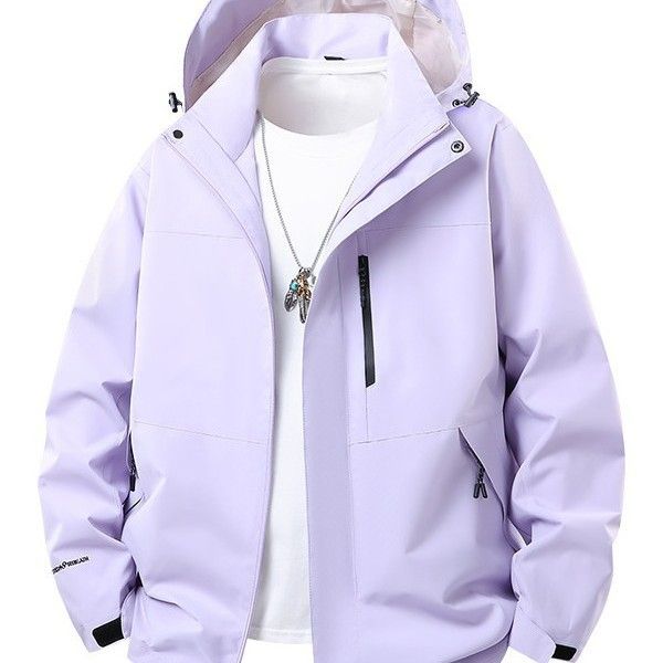 Unisex Waterproof Windbreaker Jacket – Lightweight Outdoor Shell For Hiking & Running (S-XXXL)_voghion.com