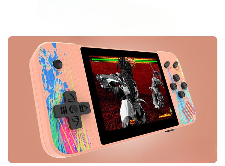 G3 rokas spēļu konsole ar dubultu iebūvētu 800-in-1 FC klasisko arkādes retro nostalģisko makaronu 3,5 collu horizontālo ekrānu_voghion.com