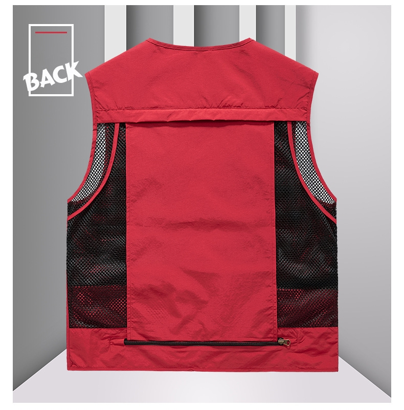 FGKKS Outdoor Leisure Vest For Men, New Breathable Outdoor Sports Coat With Multiple Pockets, High Quality Design, Leisure Vest For Men_voghion.com