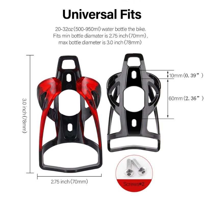 Farblicht Licht Fahrrad Flaschenhalter Fahrradzubehör MTB Highway Fahrrad Wassermann Flaschenhalter Halter Fahrrad Gadgets_voghion.com