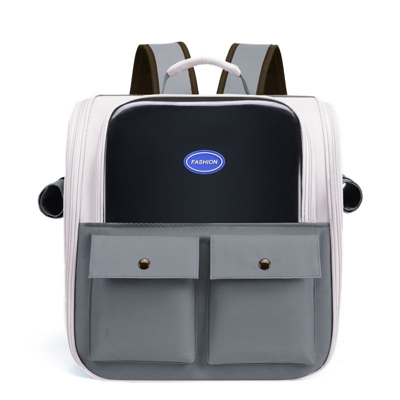 Sac à dos pour animal de compagnie, portable, double bandoulière, respirant, anti-stress, pour chat et chien, toutes saisons_voghion.com