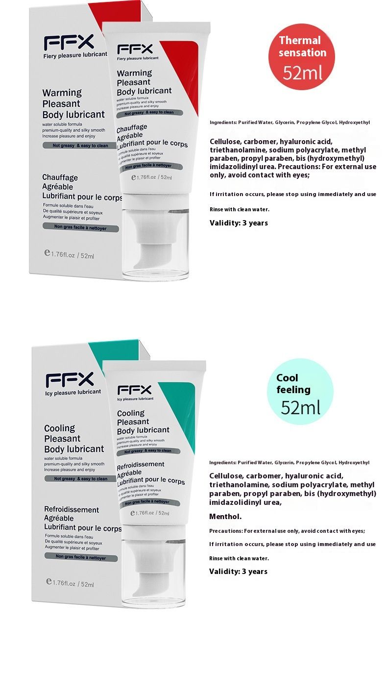 FFX tricolor hose water lubrication, heat sensation, cooling, lubricating oil for couples, sexual intercourse,_voghion.com