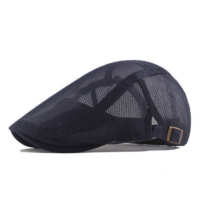Summer Men's Breathable MESH IVY Hat Beret Newsboy Hat GATSBY Hat CABBIE FLATCAP_voghion.com