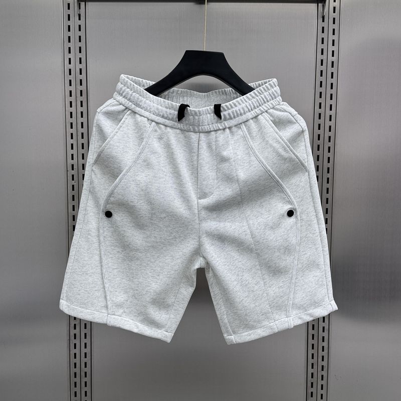 Men's Clothing Fashion Brand Ins Personality Splicing Men's All Match Straight Shorts 2025 Summer Elastic Drawstring Sports Big Pants_voghion.com