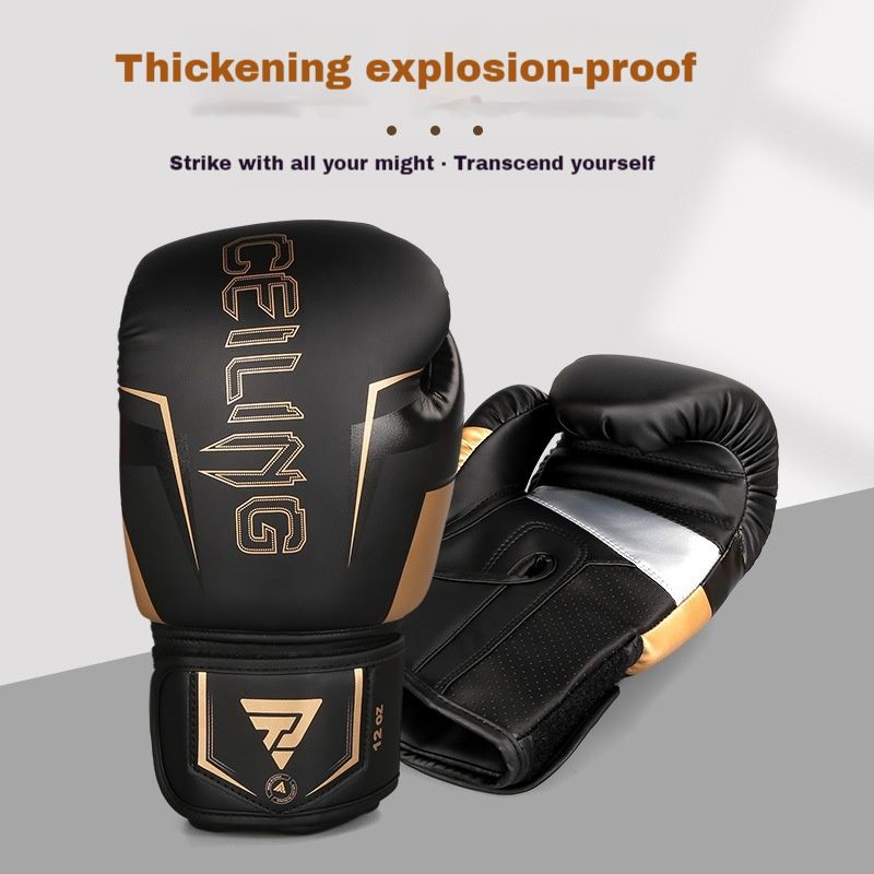 Professionelle Boxhandschuhe, Sanda-Kampfhandschuhe für Erwachsene, Training für Männer und Frauen, Boxsackhandschuhe_voghion.com