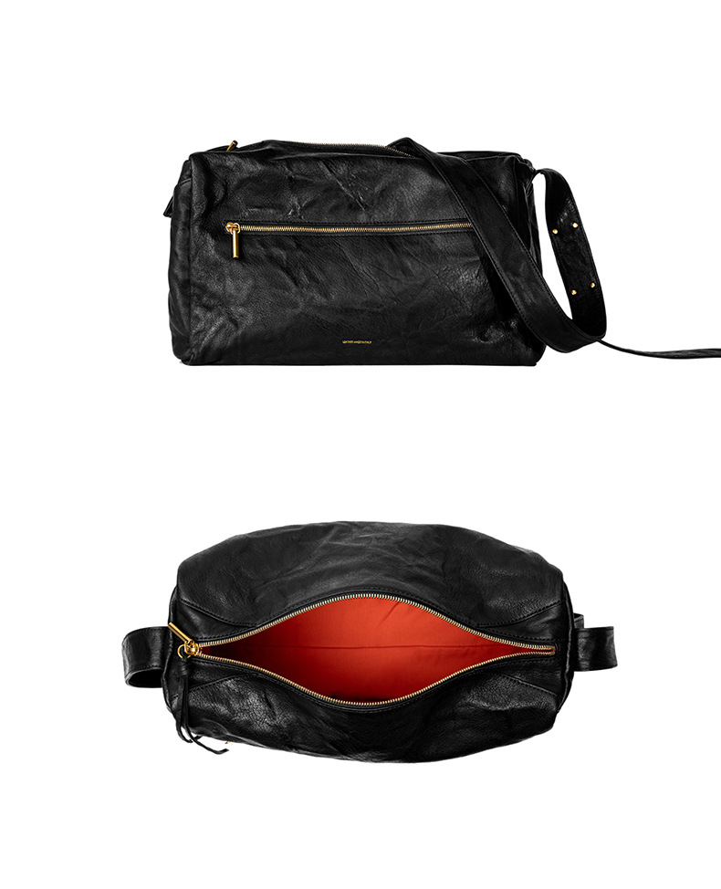 GROTTO Borsa a tracolla a tracolla singola Mini Borsa da viaggio piccola media grande Borsa morbida in vera pelle di grande capacità_voghion.com