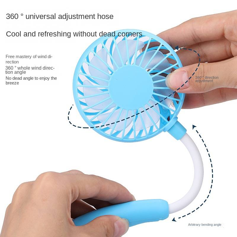 Ventilatore da collo - Collo, portatile, illuminato, profumato, 1200 mAh, placcatura a 3 velocità, materiale spray, aria di raffreddamento ricaricabile_voghion.com