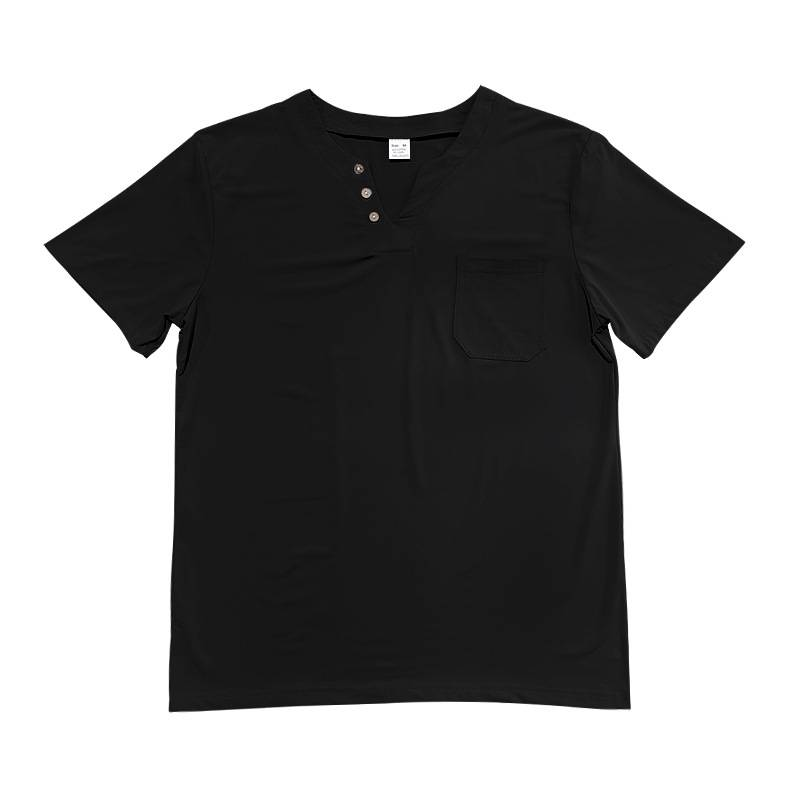 Heißer Sommer Neue männer Casual T-shirt V-ausschnitt Mode Schlanke männer Kurzarm Top_voghion.com