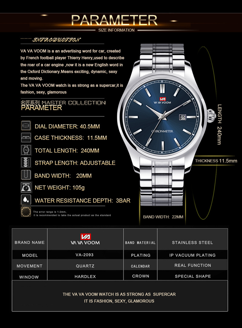 Student Watch Waterproof Simple Style Fashion Steel Band Calendar Casual Business Watch Brand_voghion.com