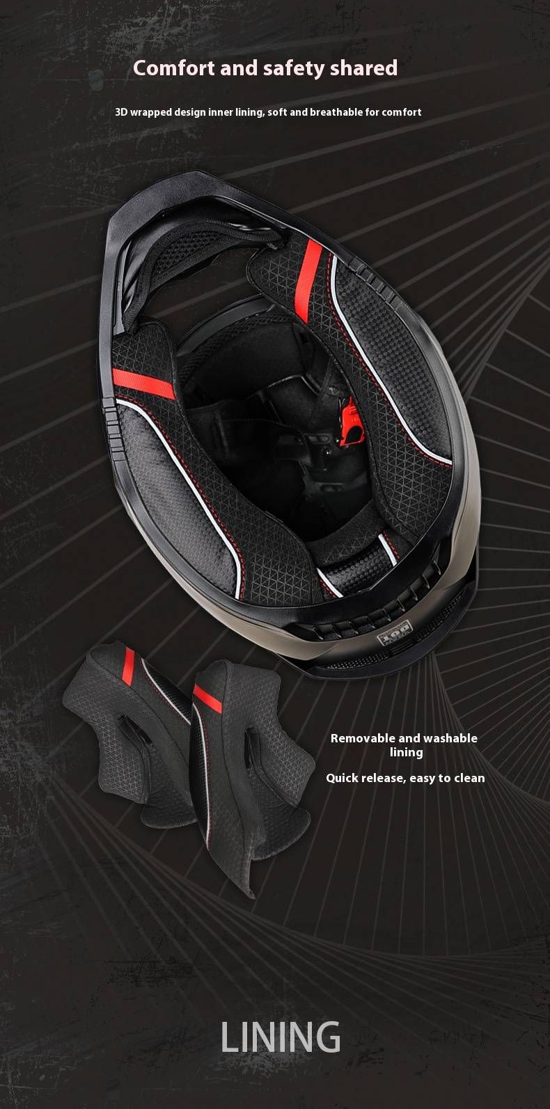 Casco integrale da moto Bluetooth - Certificato 3C, calotta in ABS ventilata, ampio spoiler, visiere parasole intercambiabili (colori opachi/lucidi)_voghion.com