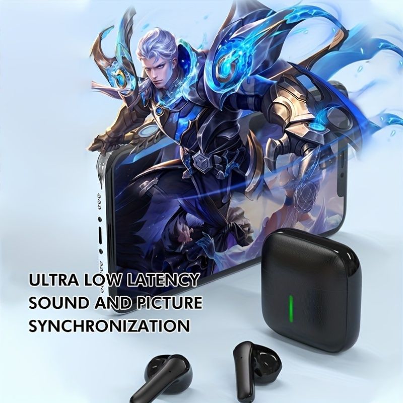 Nuevos auriculares inalámbricos: batería de larga duración, cancelación de ruido, cómodo diseño semiabierto para deportes y juegos, control táctil._voghion.com