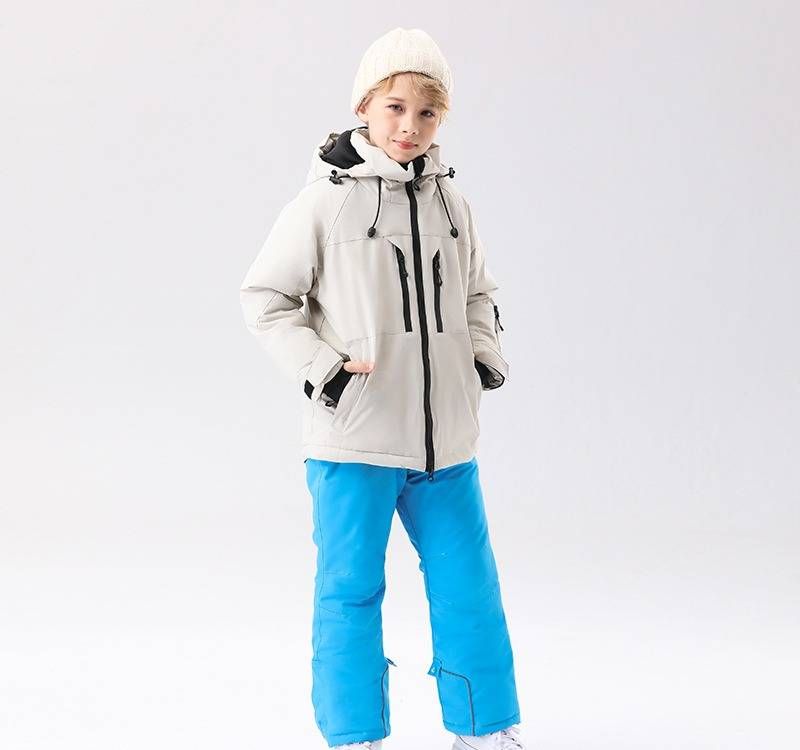 Kids' Snowsuit Set – Waterproof & Windproof Ski Jacket & Pants For Boys & Girls, Thermal Insulated With 10K Waterproof Rating (Sizes 6-16)_voghion.com