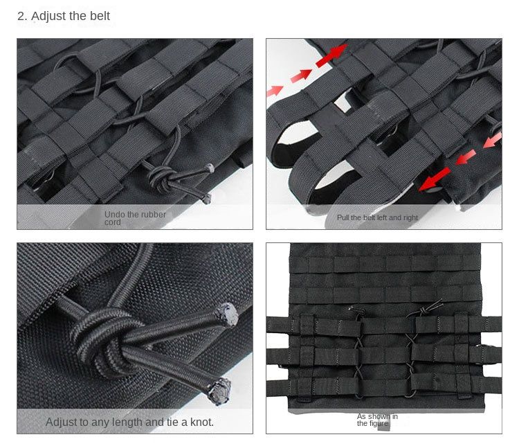 YAKEDA Taktische Trainingsweste Outdoor-Kampfweste Weste Wild Survival Abenteuer Campingausrüstung_voghion.com