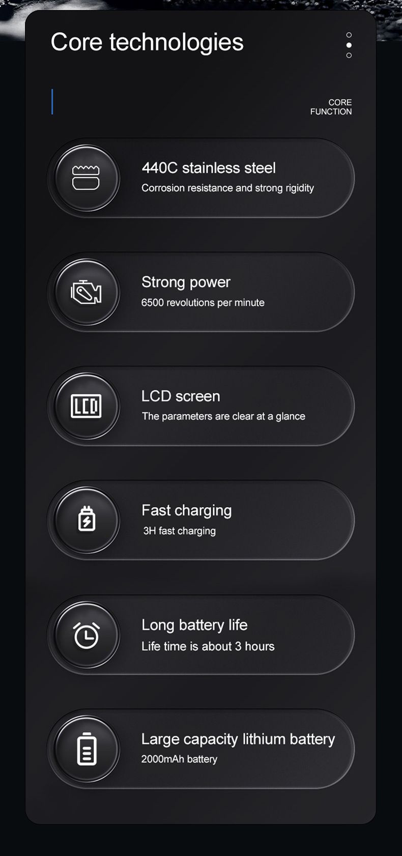 elektrikli saç kesme makinesi şarj edilebilir evcil hayvan elektrikli saç kesme makinesi anahtar eser LCD ekran kuaför adanmış_voghion.com