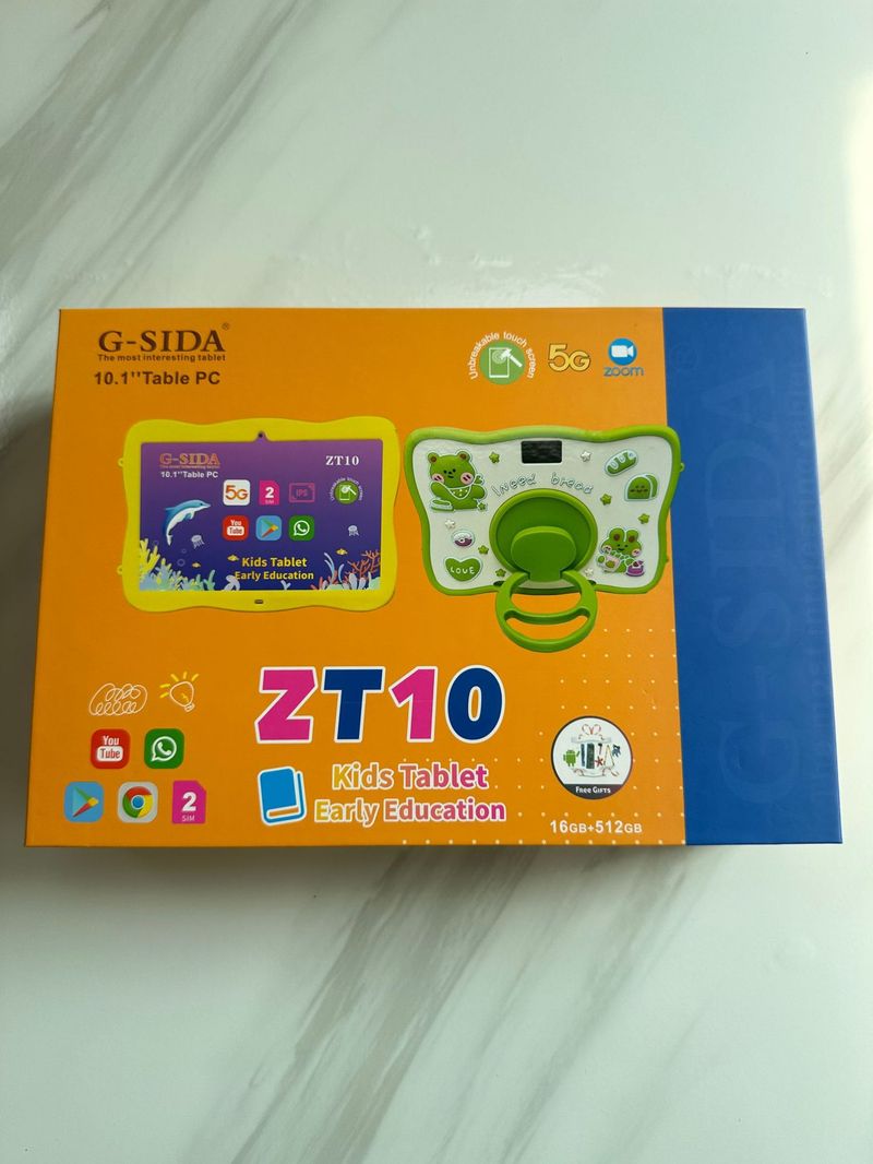 G-SIDA ZT10 10.1" Kids Tablet With SIM & WiFi, 4G LTE, 8-Core Processor, 500GB Storage, 800MP Camera, GPS, Bluetooth_voghion.com
