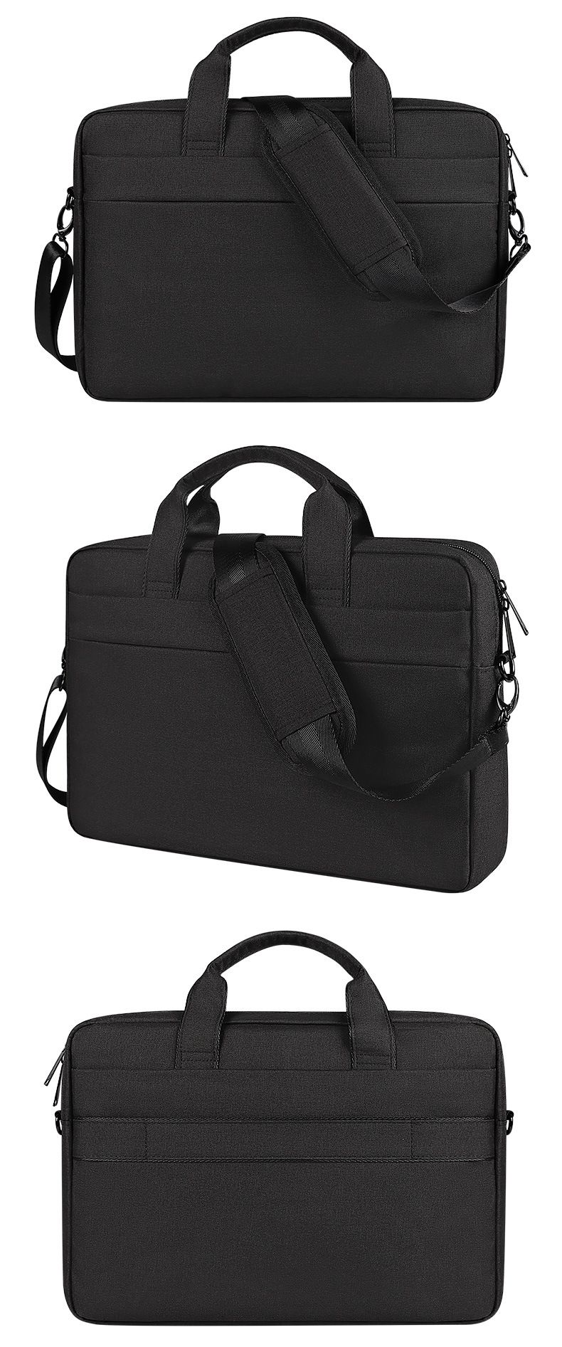 Bolso para computadora portátil de un solo hombro, maletín impermeable de 131415,6 pulgadas, para hombres y mujeres, se puede imprimir el logotipo_voghion.com