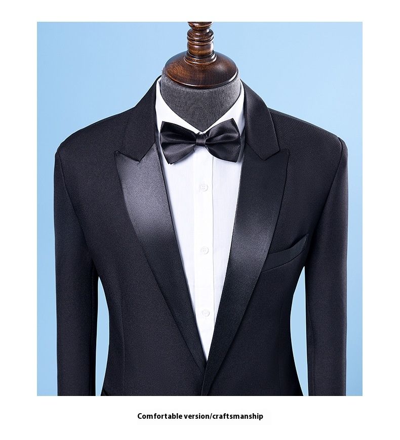 Performance singers, host dress adult choir costume men, performance suit for men_voghion.com