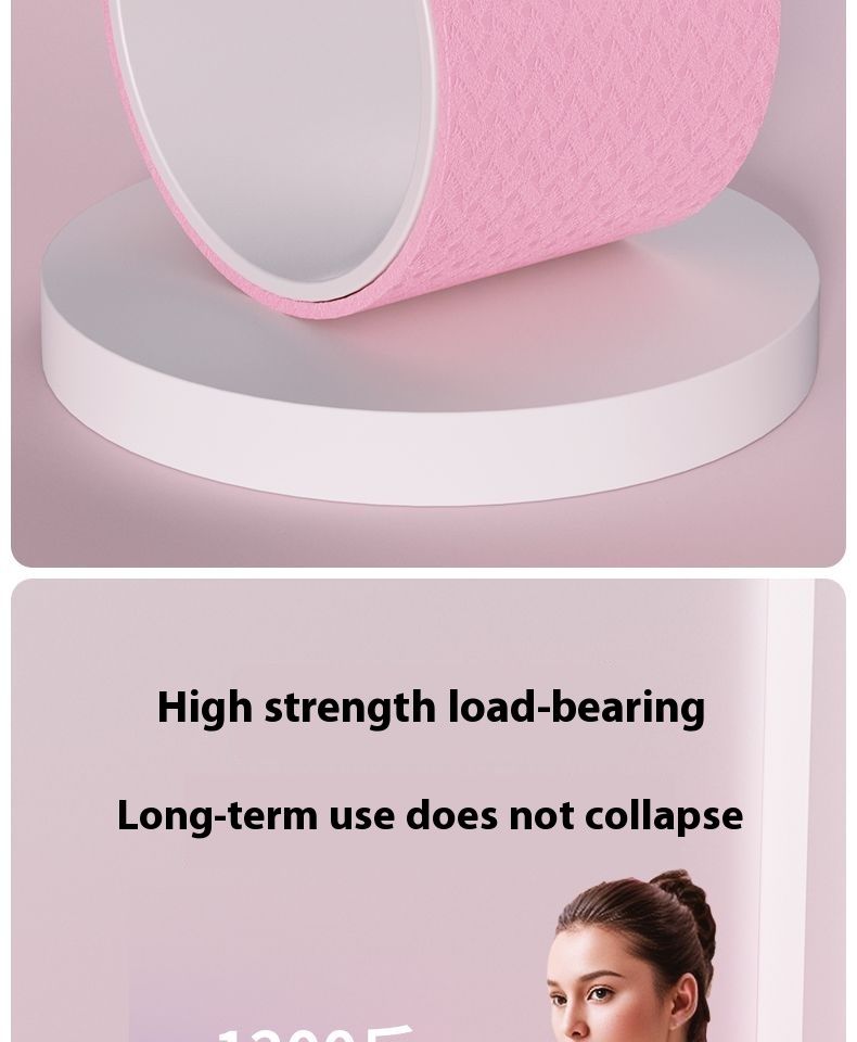 Wheel Widened Backbend Artifact For Beginners Professional Opening Beauty Pilates Yoga Circle Thick Rolling Back_voghion.com