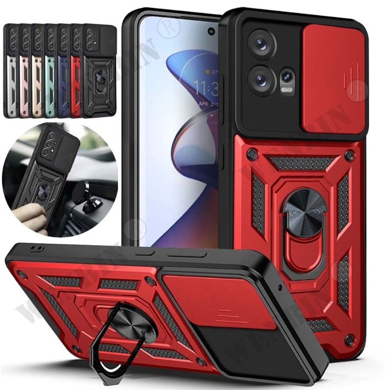 Estuche para lentes de cámara deslizante para OPPO Reno 8T 8 7 A98 A58 A57 A55 Realme 10 Pro C55 C33 parachoques armadura cubierta_voghion.com