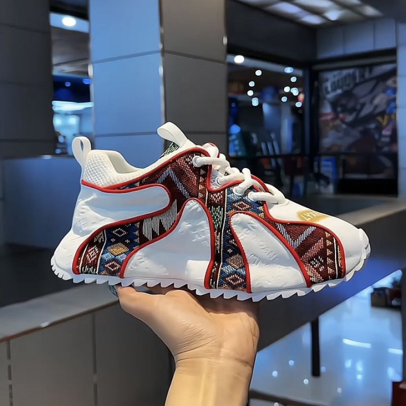 Scarpe da papà in tela, alla moda, casual, versatili, con suola spessa, nazionali, alla moda, in stile etnico, da uomo_voghion.com