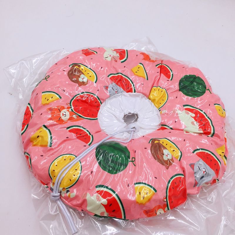 Waterproof Korean Version Double-Sided Pet Elizabethan Sweet Soft Cat Neck Protector Anti-Scratch Anti-Sweet Head Collar_voghion.com