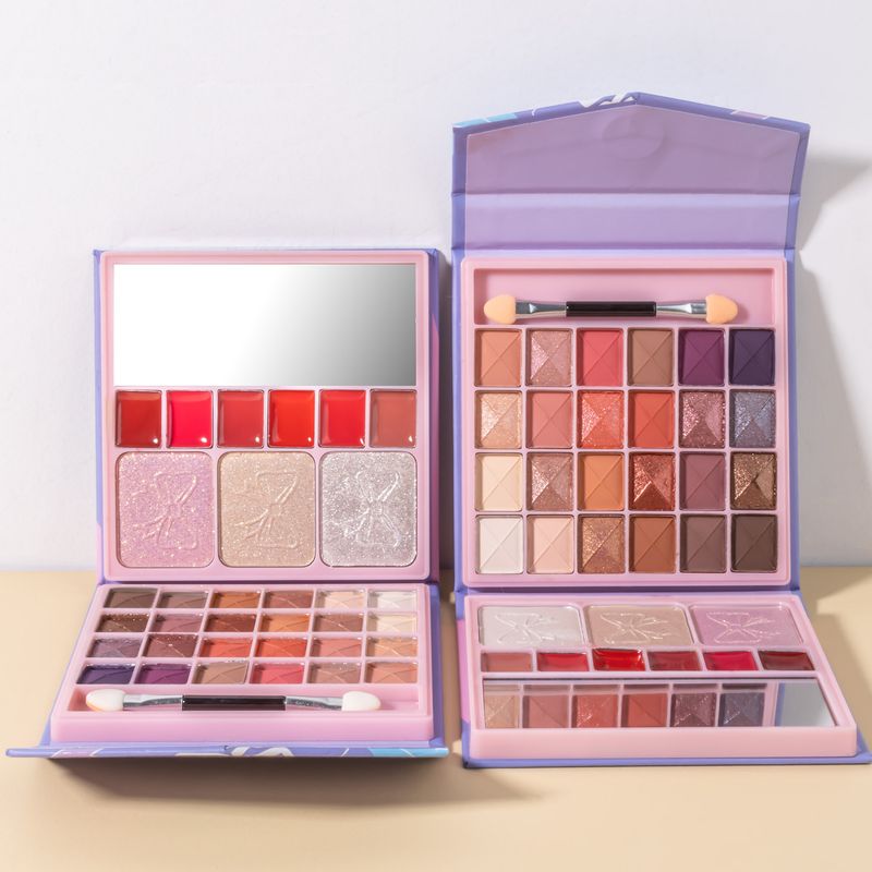 Makeup Sets Popular Multi Functional All In One Makeup Palette, Matte Pearlescent Eyeshadow, Lipstick, Blush, Contour And Highlight_voghion.com