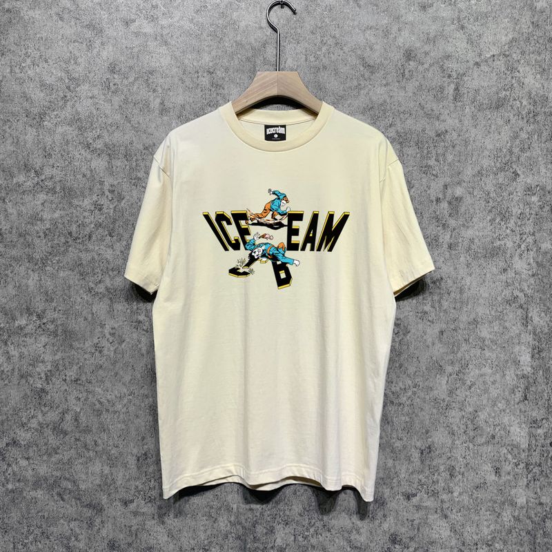 Long term availability of BBC Flying Dog Ice Cream Fighting Printed Short sleeved T-shirts_voghion.com