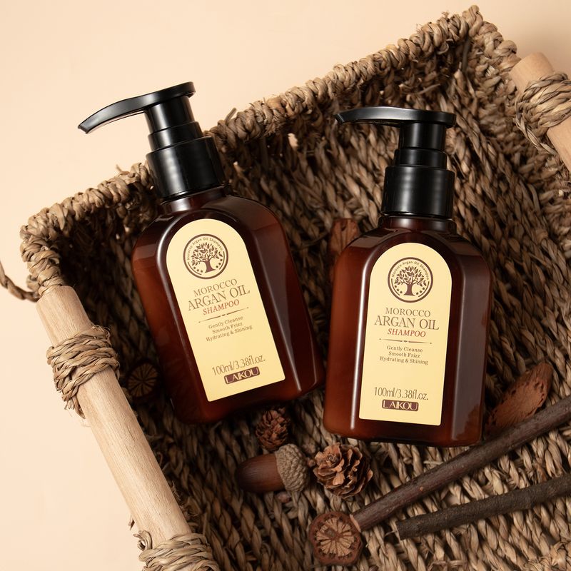Scrubs & Bodys Treatments Argan Oil Shampoo 100ml Cleansing, Softening And Moisturizing Hair Products_voghion.com