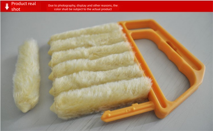 Plush Blinds Dust Removal Vent Gap Brush Cleaning Air Conditioner Grille Soft Bristle Window Cleaner_voghion.com