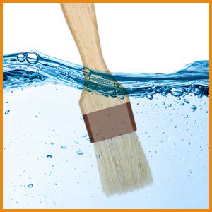 3 Natural Bristle Pastry Brushes - Butter/Marinade BBQ_voghion.com