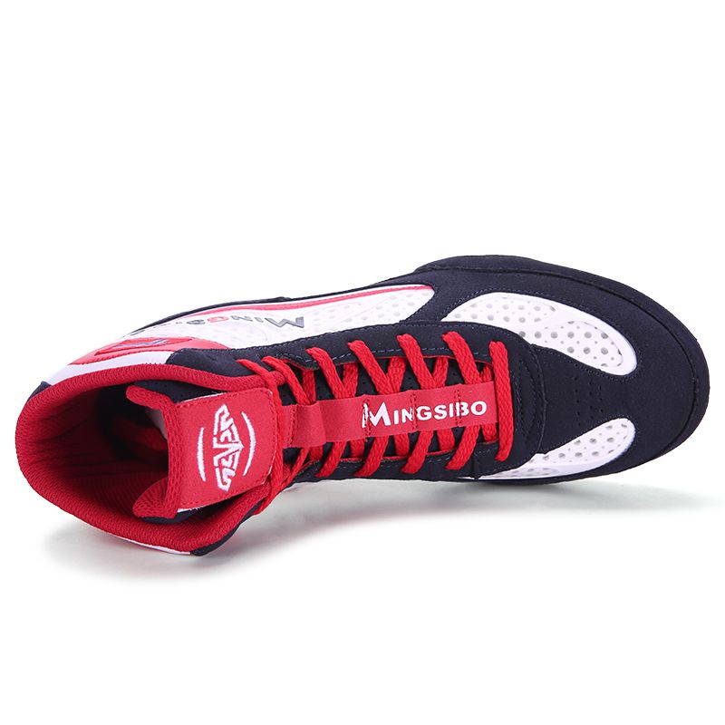 Neue professionelle Wrestling-Sneaker für Männer, strapazierfähig, faltbar, High Top, für das Spiel, Schuhe_voghion.com