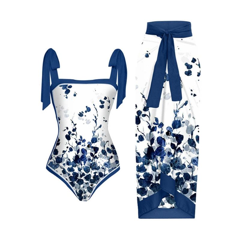 Abbigliamento da donna Nuovo costume da bagno da donna con stampa multicolore, personalità, moda, vita alta, bikini set_voghion.com
