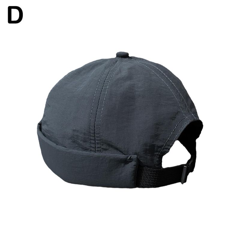 Hot Sale Quick Dry Brimless Lightweight Daily Mesh Beanie Docker Cap Sailor Rolled Cuff Harbour Hat Casual Skullcap_voghion.com