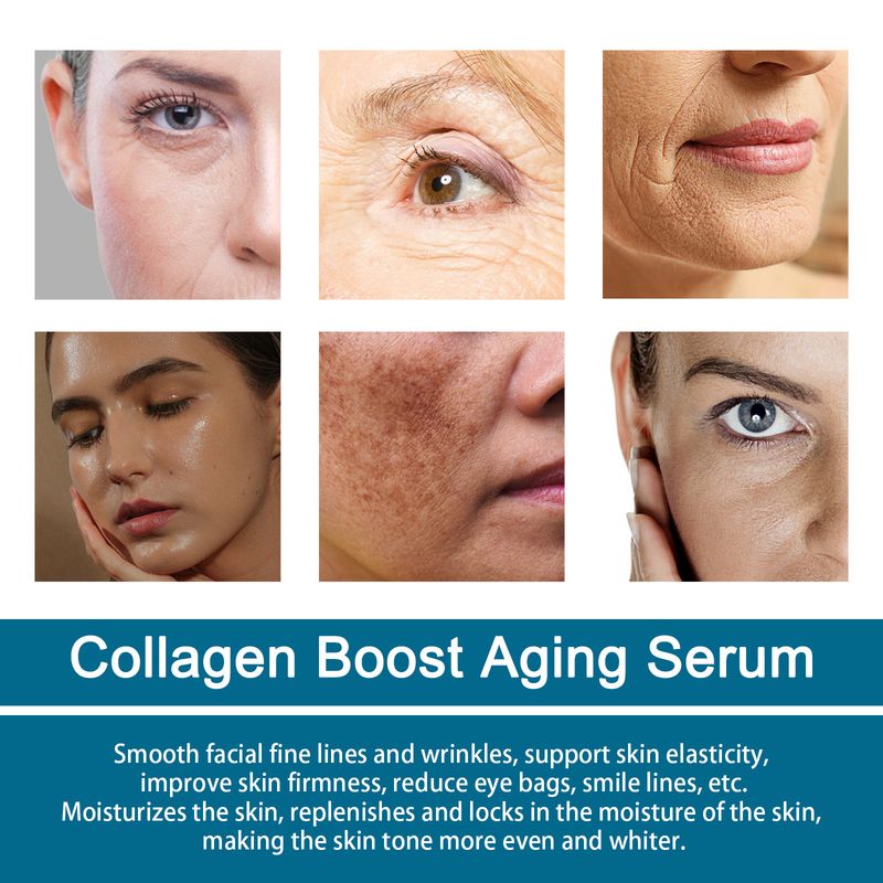 Siero viso Collagen Boost, rimozione macchie scure, rughe, anti-invecchiamento, lifting per occhi, idratante, prodotti per la cura della pelle coreana, 30 ml_voghion.com