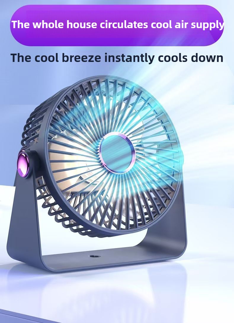 Ventilatore piccolo silenzioso con batteria a lunga durata, per ufficio, camera da letto, dormitorio, scrivania, scrivania, camera da letto, letto, USB._voghion.com