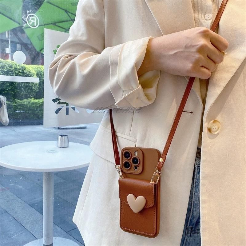 For Samsung Galaxy S25 Edge S25+ S24+ S23+ S22+ S21+ S20+ Ultra Plus FE S10+ S10 Lite A10s A20s A21s A11 A41 A36 A17 Love Wallet Purse Bag Phone Case_voghion.com