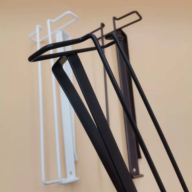 Wrought Iron Cabinet Wine Glass Drain Rack Hanger Goblet Storage Rack Kitchen Bar Tools_voghion.com