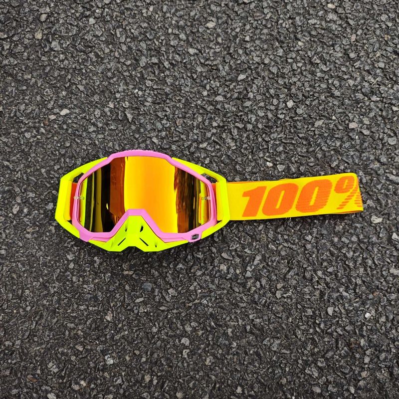12,9 Yuan/Paar -100% Reitbrille, 100% Helm, Windschutzbrille, Motorrad-Offroad-Brille_voghion.com