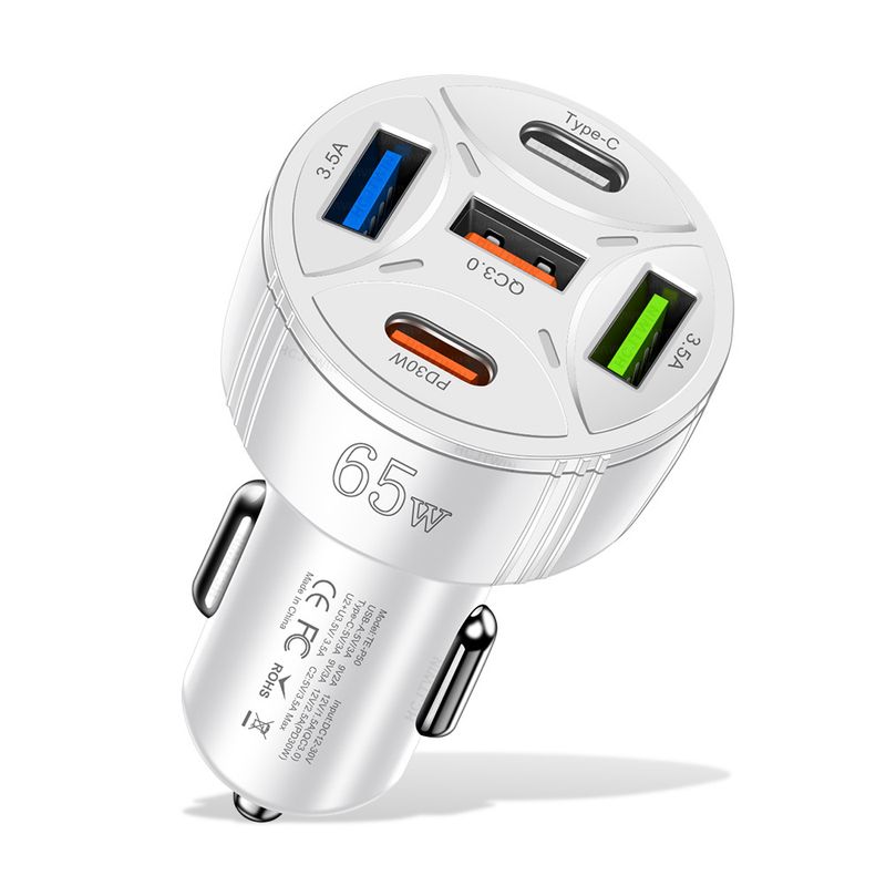 Music Festival  65W New Charger 3USB+2PD Super Fast Car Charging_voghion.com