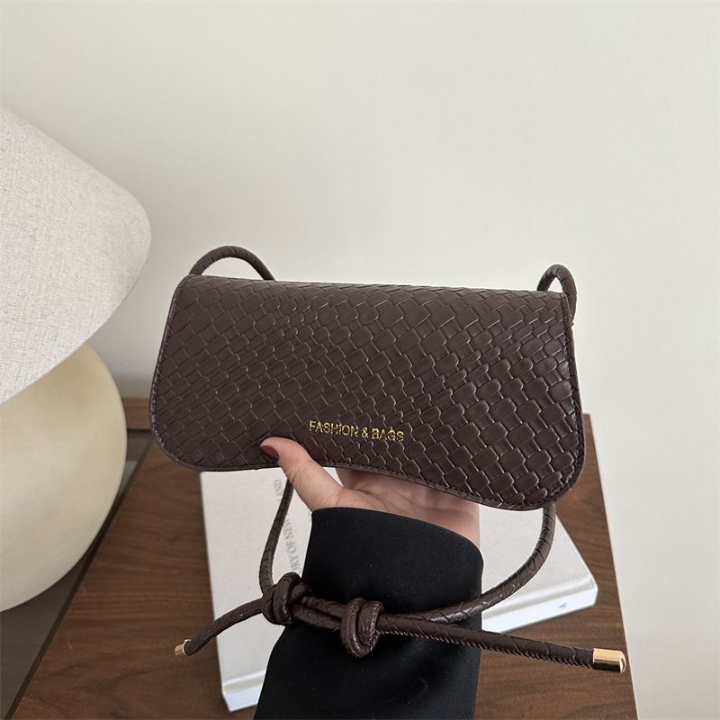 Borsa a tracolla semplice casual da donna, modello Underarm 2025, nuova tendenza estiva, in tinta unita._voghion.com