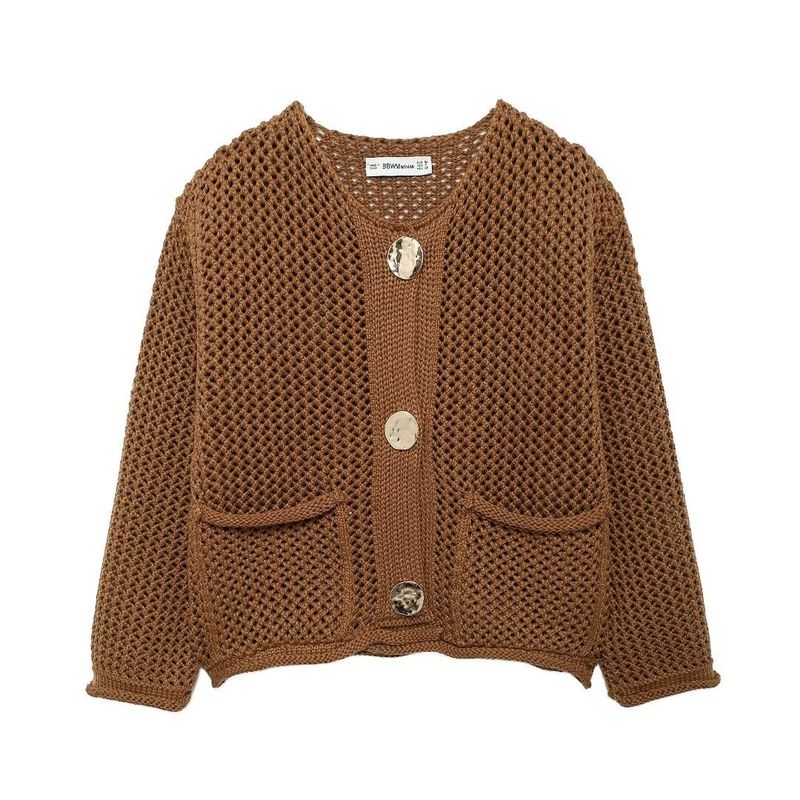 Damenbekleidung Strickjacke lockerer Pullover Damen Strickpullover beliebte 8 Farben_voghion.com