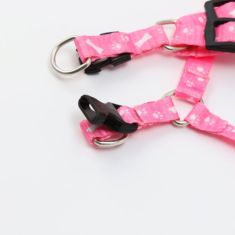 1.0cm Printed Chest Harness Leash For Small Breed Dogs, VIP, Cost-Effective Sale In 6 Colors_voghion.com