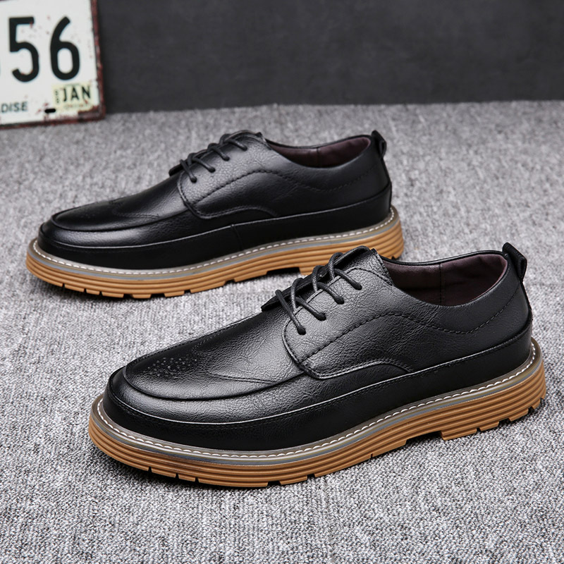 2025 Herbst Winter Brogue Business Herren Trendy Korean Echtleder Casual British Vielseitige Herrenschuhe_voghion.com