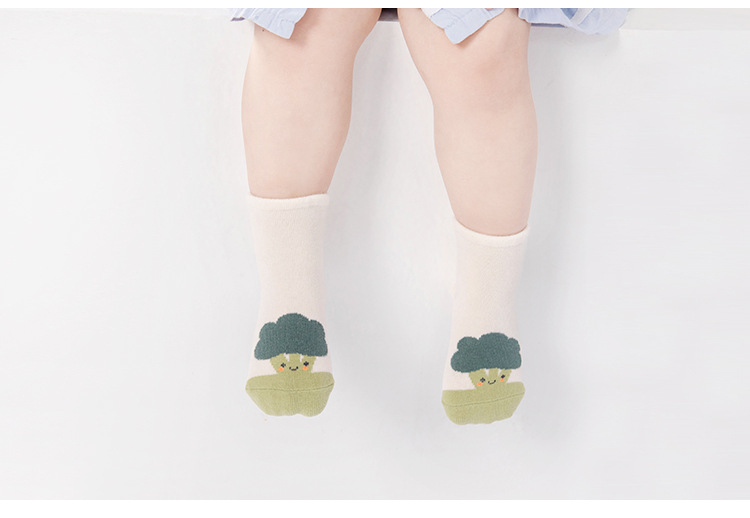 Calzini per bambini Calzini da pavimento per bambini autunno e inverno nuovi in silicone antiscivolo per neonati_voghion.com